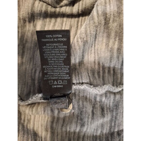 Express Mens XL Gray Henley TShirt Button Front Number 30 Design Gorpcore - Picture 5 of 7